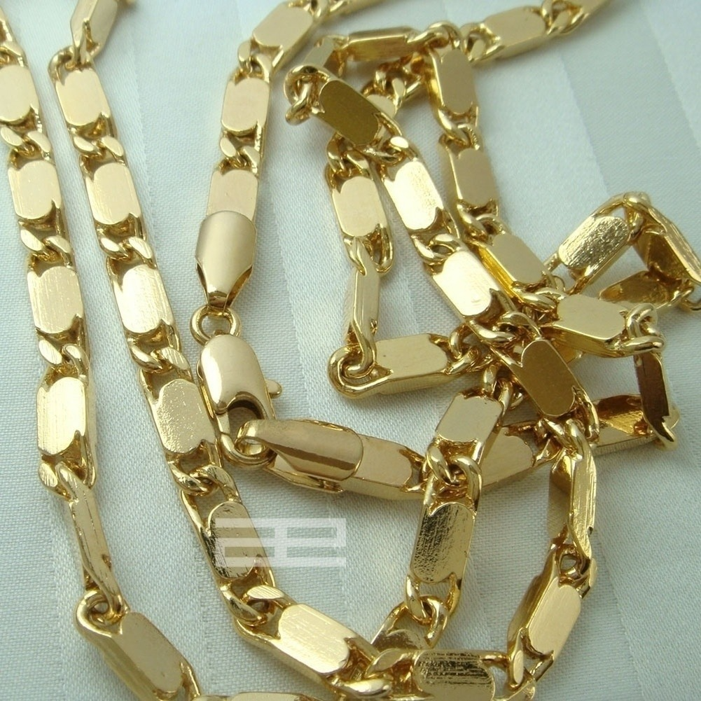 18K 18CT Gold Filled New Style 50-70cm Lenght Chain Necklace N45