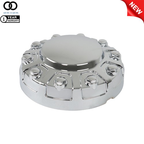 Front Wheel Center Cap Hub Cap W/Chrome For 2019-2021 Dodge RAM 4500 5500 2PCS - Picture 4 of 12