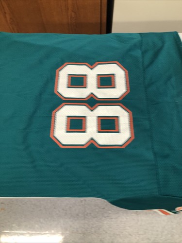 VTG Logo 7 Miami Dolphins Keith Jackson #88 NFL Mesh Jersey XL 50-52) Made USA - Picture 10 of 11