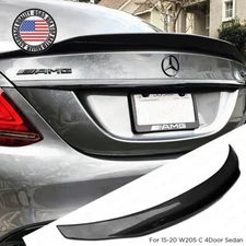 Carbon Fiber PSM Trunk Spoiler Wing 15-21 Mercedes W205 C Class 4dr AMG Sedan