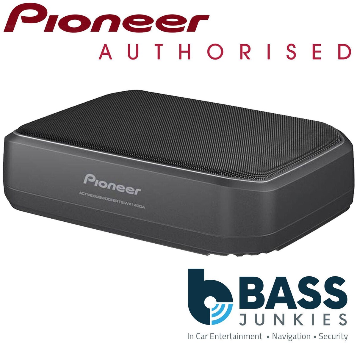 Pioneer TS-WX140DA & TS-T440II セット Pioneer TS-WX140DA 170 Watts Active Underseat Car Subwoofer Box