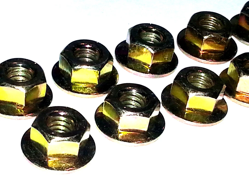 Parachoques de tablero de aire acondicionado GM Corvette Corvair Chevelle Camaro 1/4-20 tuercas 10 piezas MU Foto 3 de 4