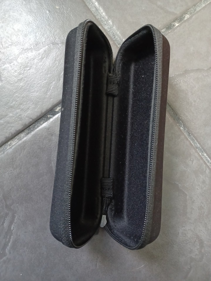 Converse Spectacles Glasses Case Zip Semi Hard Slim Black Used eBay
