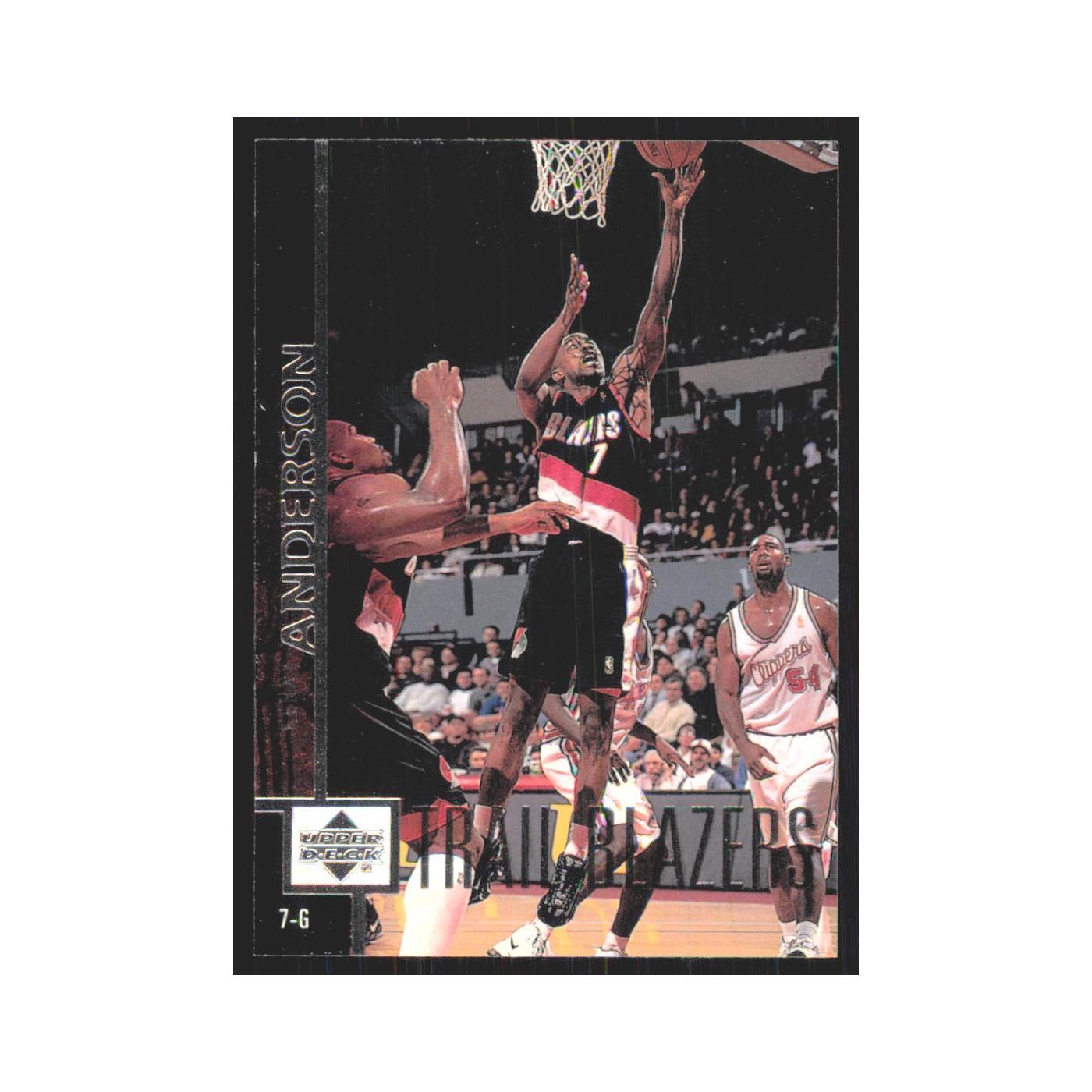 Kenny Anderson 1997 Upper Deck #101 Portland Trail Blazers Basketball Card NM