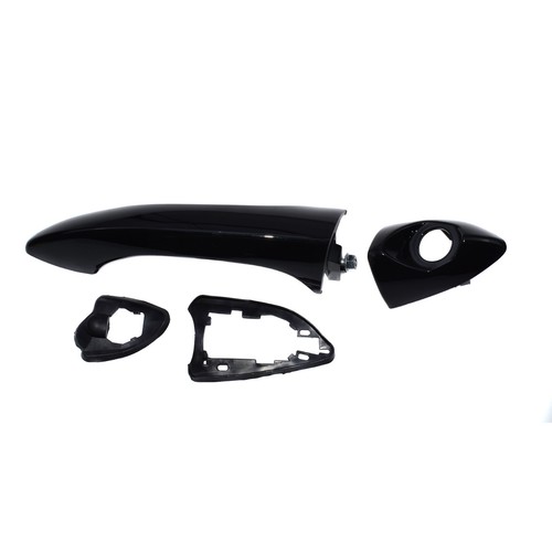 Front LEFT BLACK GLOSS BMW X5 E53 2000-2006 Outside Door Handle 51218257737