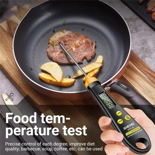 2in1 Electronic Measuring Spoon&Digital Meat Thermometer Kitchen Frying Grilling - Picture 8 of 16