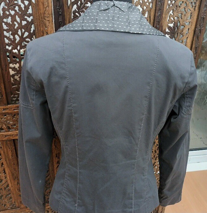 PAUSE CAFÉ Fitted Cotton Elastane Mix Jacket Size… - image 3