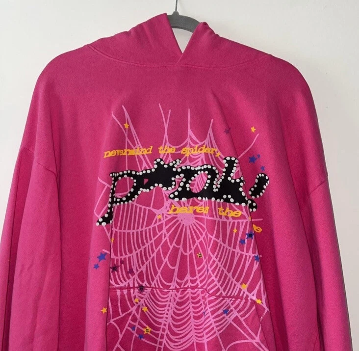 Sp5der P*Nk Hoodie Pink