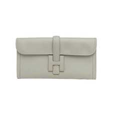 Hermes Milkshake White Evercolor Cowhide 29 Clutch - Excellent RIZIFI