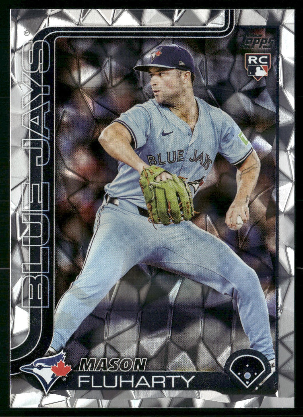 2025 Topps Update #US138 Mason Fluharty Diamante Foil