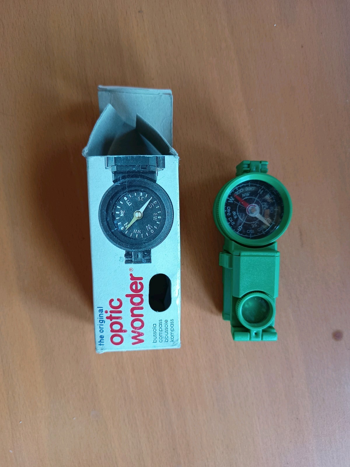 Bussola Optic Wonder 4in1 Vintage - Made in Italy con Scatola Originale