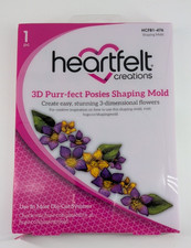 Heartfelt Creations 3D Purr-fect Posies Shaping Mold HCB1-476 New