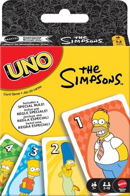 UNO The Simpsons Card Game for Kid, Adult  Family Nights, Parties, Travel  Ca...