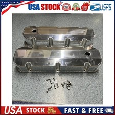 Aluminum Fabricated Valve Cover For Big Block Chevy Bbc 396 454 Wbreather Hole
