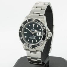 Men's Rolex Submariner Date Ref.#16610 40mm Black Dial Watch W118980-1