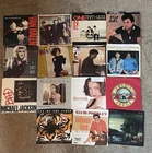 LOT 15 BULK Single Records. VG/VG+. “Guns N’ Roses, Michael Jackson, Van Halen.”