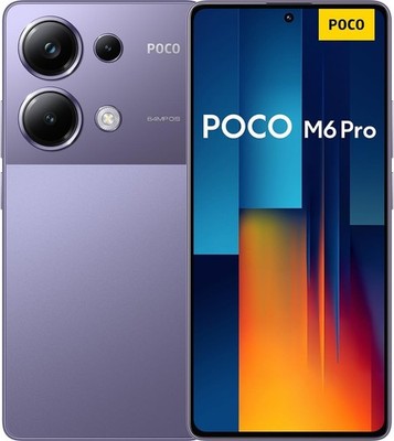 Xiaomi POCO M6 Pro Smartphone 512GB AMOLED 5G NFC Lila