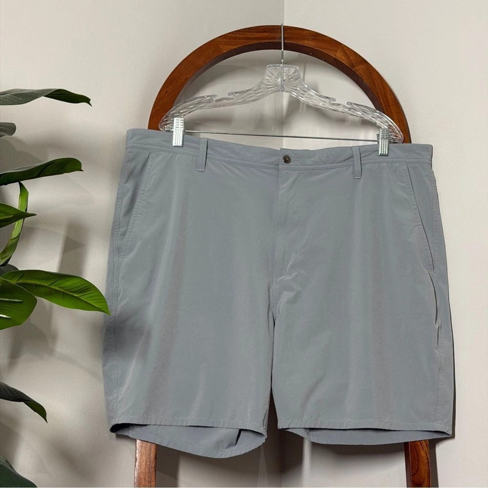 Footjoy 42 Gray Performance Golf Athletic Lightweight Stretch Quick Dry Shorts