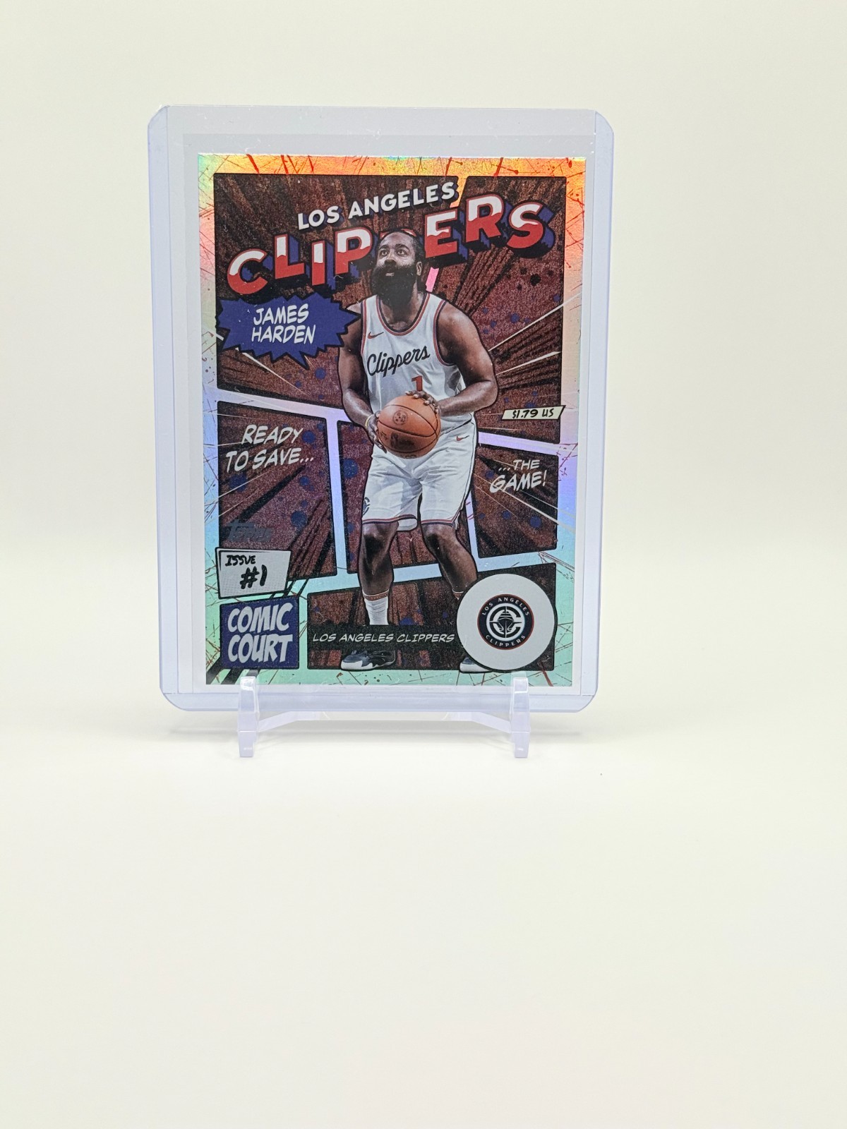 2025-26 Topps James Harden Comic Court SSP #CC-6