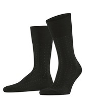 Herren Socken Falke Tiago Dotted Line M 41-42 Baumwolle Gemustert Braun 5930