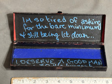 Snap-on Tools Kra-229 Socket Tool Box Metal Empty Box Pissed Wife Or Gf Note