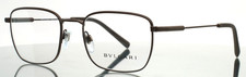 BVLGARI 1105 2011 Matte Brown Mens Rectangle Full Rim Eyeglasses 53-20-145 B:41