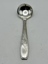 Stainless Steel Dessert Spoon 4.5” With Rose Motif Indonesia 