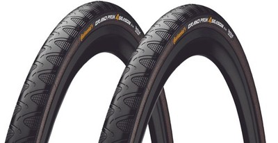 2x Continental Grand Prix 4Season 32-622 Duraskin Faltreifen Reifen Mantel