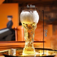 2026 FIFA World Cup Trophy Beer Glass - Iridescent Bar Football Decor Mug