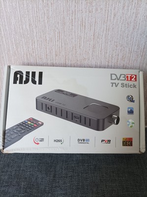 DV3-t2 Antenne von Ajli mit Verstärker H.265 Full HD 1080. TV Stick USB Media
