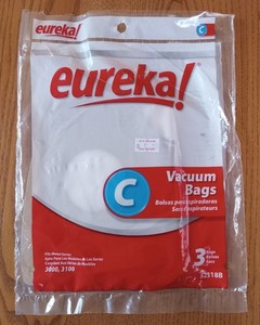 One Eureka "C" Disposable Vacuum Cleaner Bag - Unused