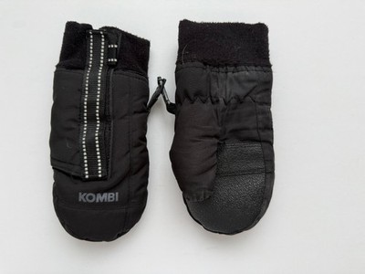 KOMBI black insulated Ski Mittens YOUTH CHILDS M