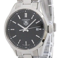 TAG HEUER Carrera Stainless Steel Quartz Ladies Watch WV1414 Polished BF587170