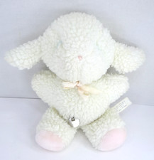 Eden Vintage Musical Turn Key Plush Lamb Plays Mary Had A Little Pink Feet VIDEO