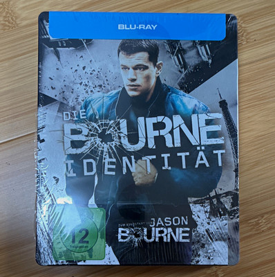 Jason Bourne Die Bourne Identität Blu-ray FSK 12 Damon Bonus DE/EN NEU in OVP