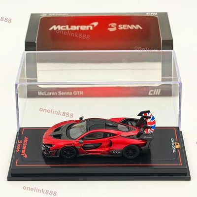 CM 1:64 McLaren Senna GTR Alloy Car Model Diecast Collection Ornaments Supercar