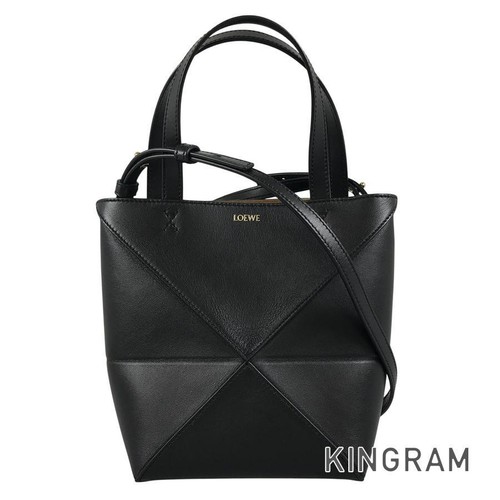 LOEWE Puzzle Fold Tote Mini A657V25X01 Tote Bag ftj Used