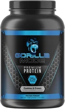 Gorilla Mind Premium Cookies and Cream, 25g Protein, 30 Serv Exp:12/2025