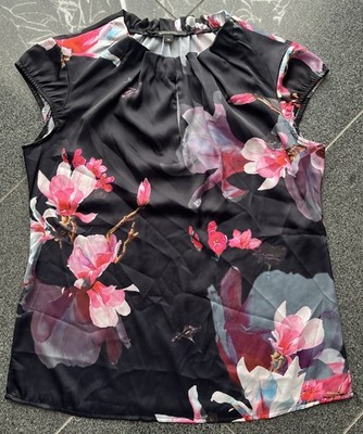 COMMA Damen Bluse T-Shirt Oberteil Top Gr.34 Freizeit Elegant Business Casual