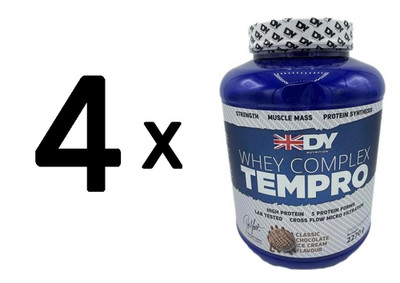 4 x Dorian Yates Whey Complex Tempro, Classic Chocolate - 2270g (30,84 EUR/kg)