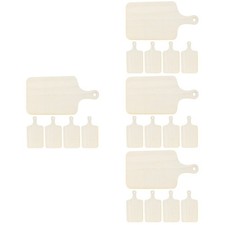  Set of 4 Defrosting Tray Bread Board Handmade Craft Wood Kitchen