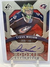 2008-09 SP Game Used Edition Rookie Exclusives /100 Steve Mason #RE-MA Auto RC