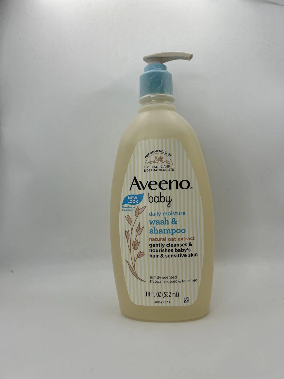Aveeno Baby Daily Moisture Gentle Body Wash & Shampoo with Oat Extract, 2-in-1 B