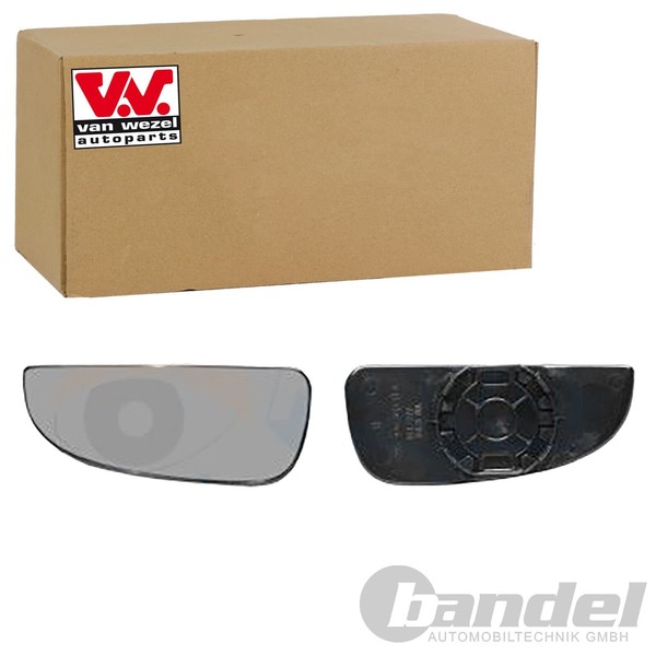 VAN Wezel Spiegelglas Konvex Links FüR CitroËN Jumper Fiat Ducato Peugeot Boxer-image