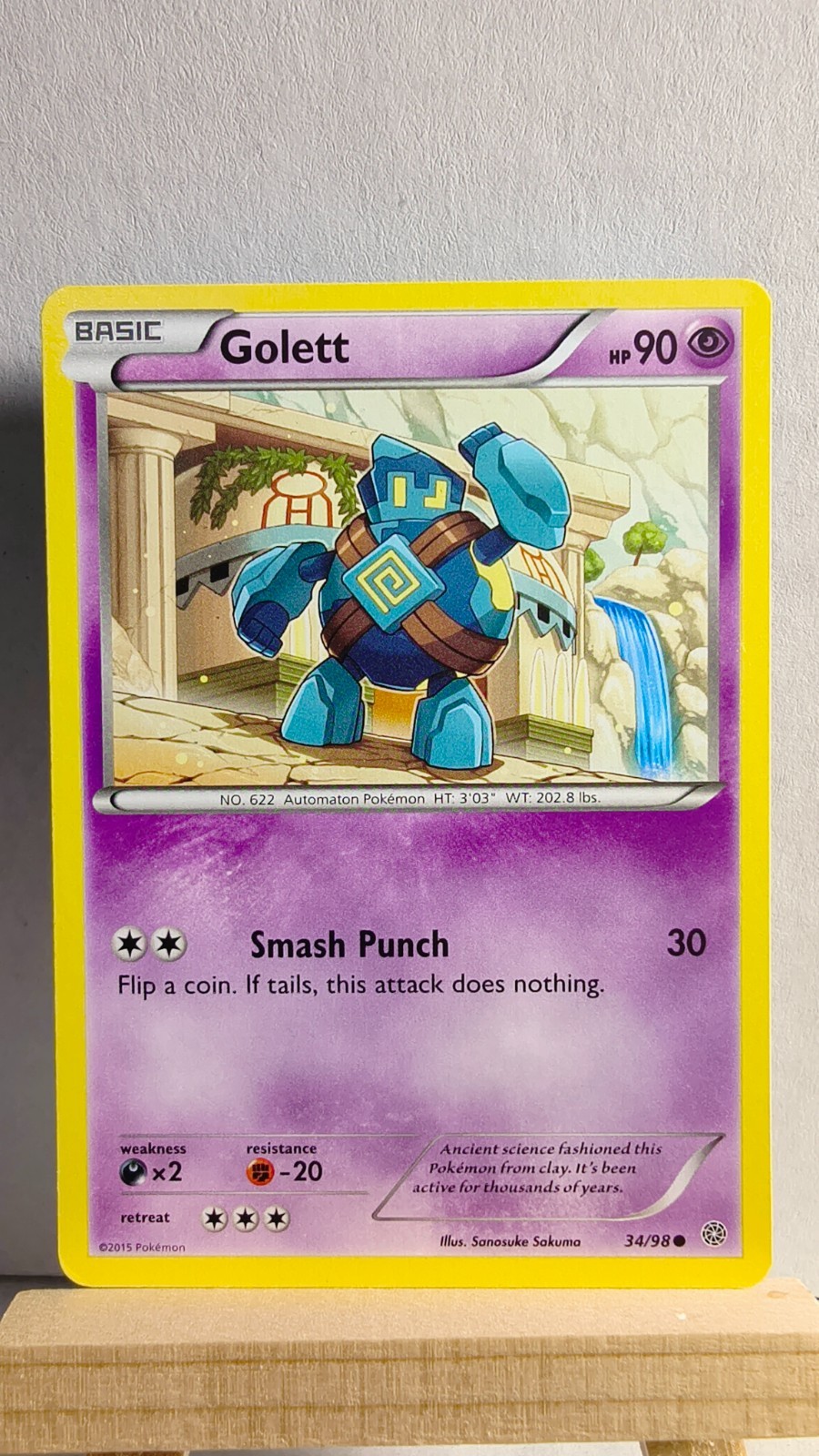 Golett [LP] - Pokemon TCG Ancient Origins 34/98 [Common]