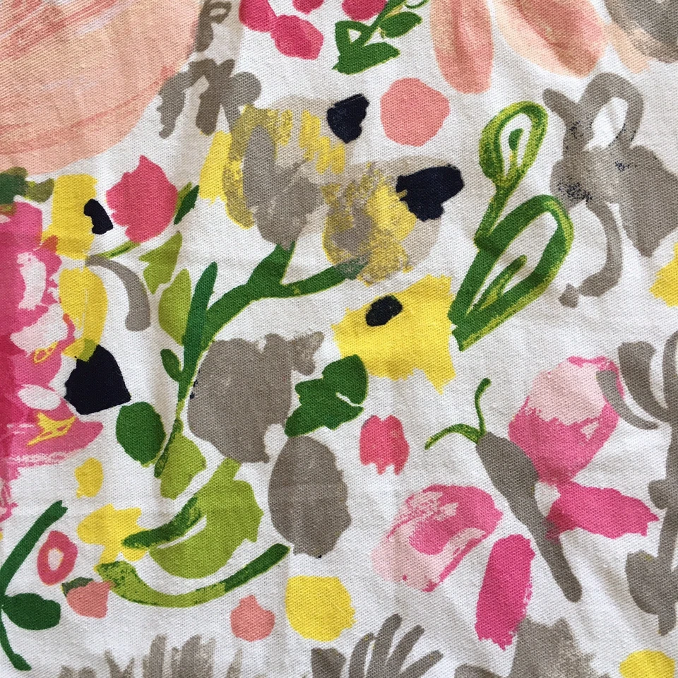 Kate Spade NY Cortina de Ducha Floral Rosa Algodón/Poliéster 68W x 73L Colorido Foto 4 de 4