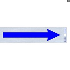 Durable Arrow Symbol Sign with UV Resistance - Stylish 2x8 Inch Design