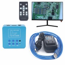 HD 1080p HDMI Industrial Digital Video Microscope Camera C Mount USB Blue USA