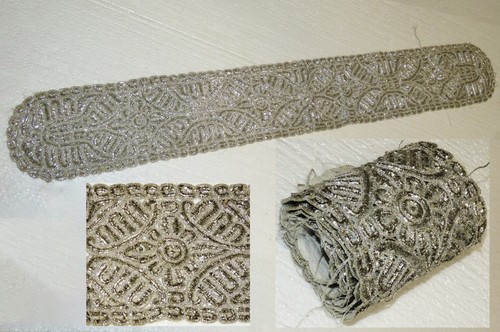 Vintage Luxury Sterling Silver Thread Atarah for Tallit – Heavy Wire Work