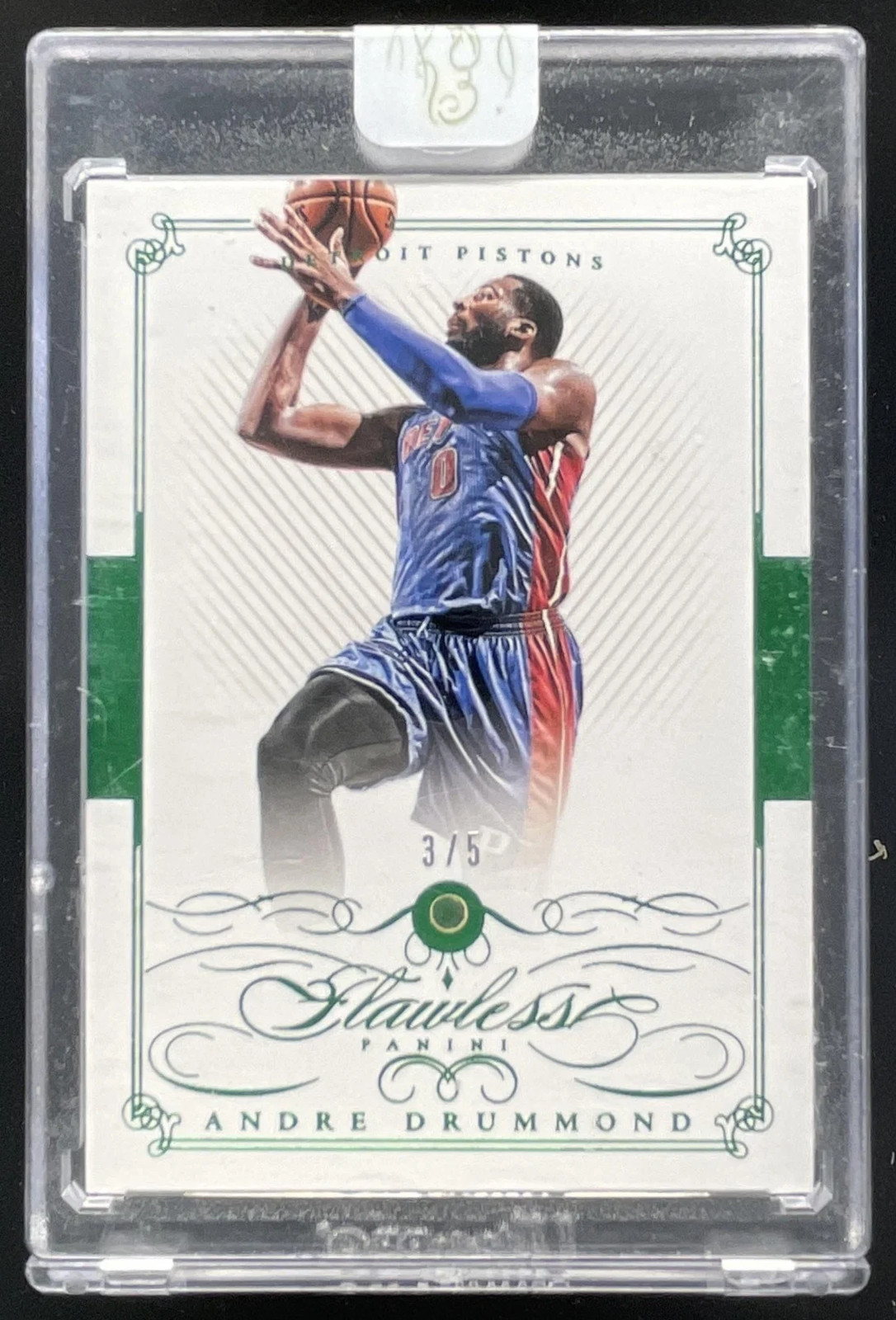 2014-15 Panini Flawless Emerald #32 Andre Drummond /5